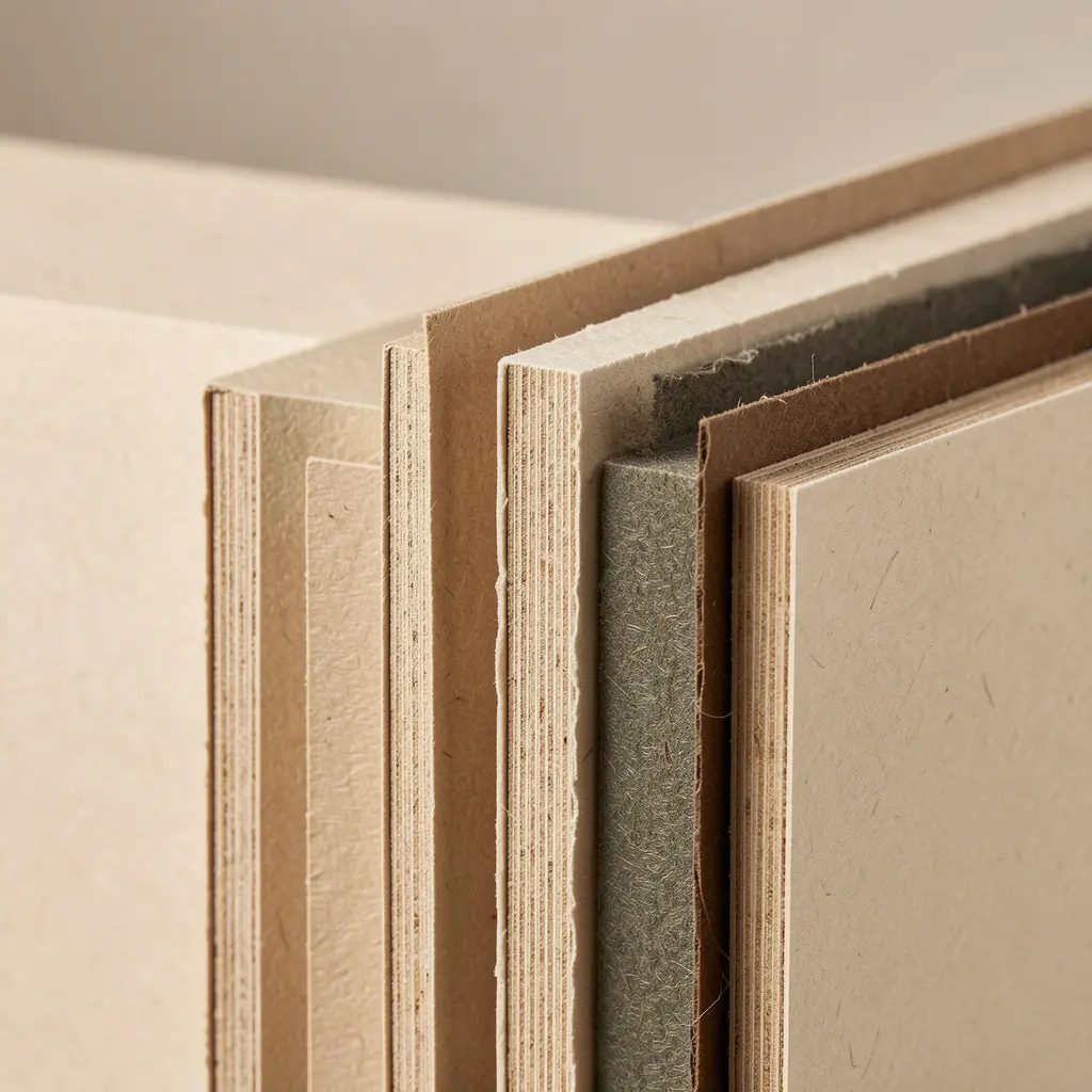 Various paper textures and weights displayed side by side showing different thicknesses